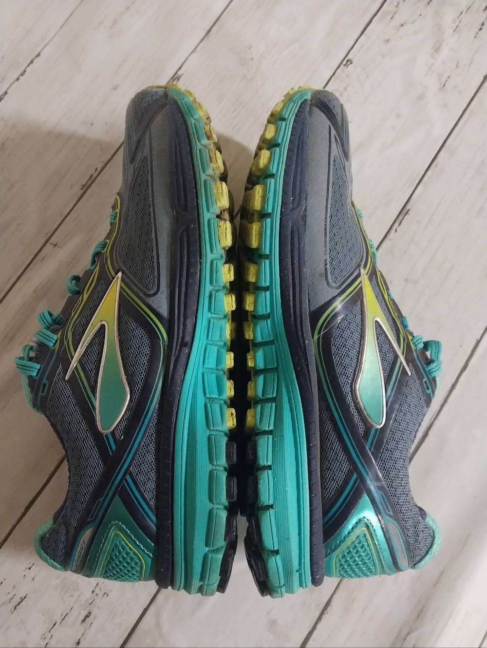 Brooks Ghost 8 Gtx Running Sneakers Women 8 Blue Breathable Waterproof Shoes